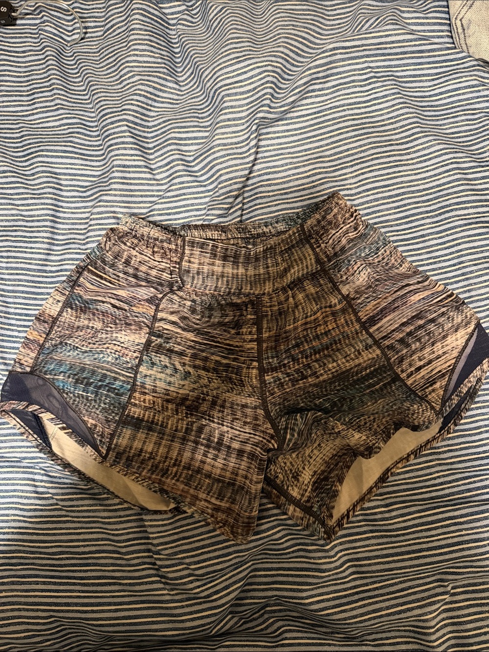 Women's Printed Running Shorts - Brown/Multi